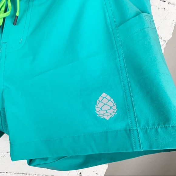 Stio CFS Teal Blue Swim Board Shorts Quick-Dry Athletic Outdoor 10 - Picture 3 of 11